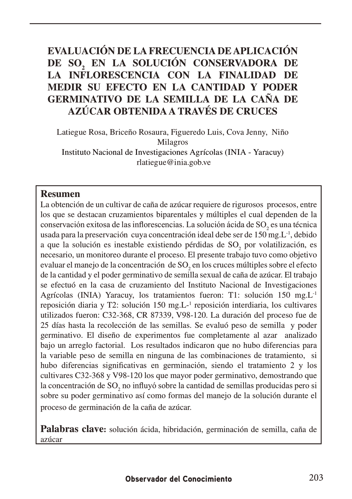 Cultivar de caña de azúcar