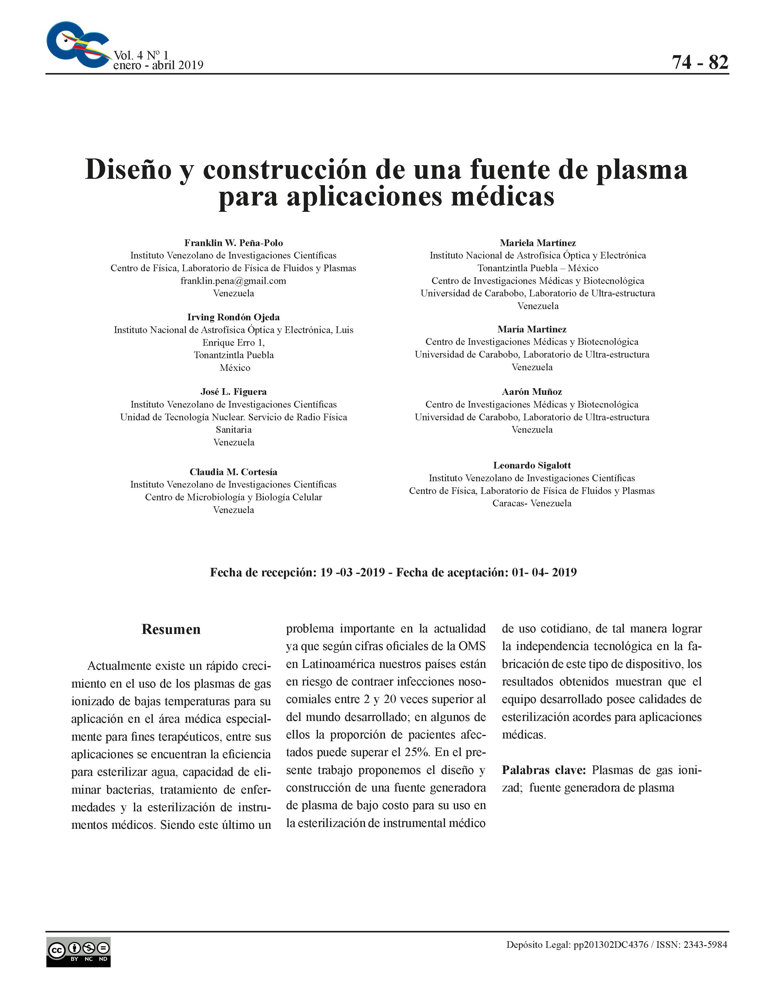 Plasmas de gas ionizado