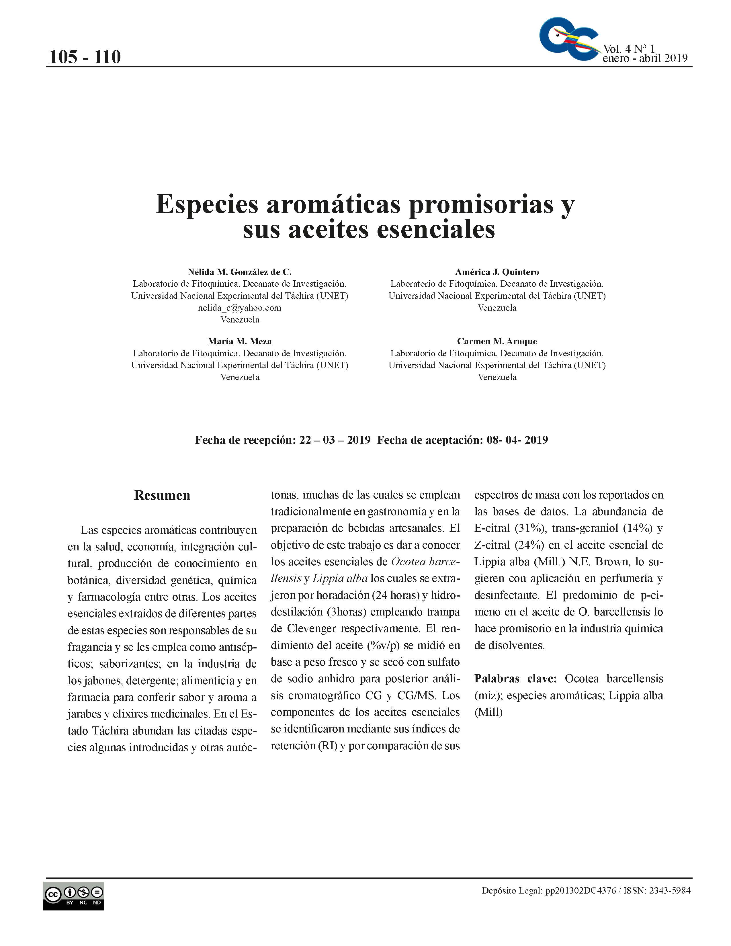 Especies aromáticas