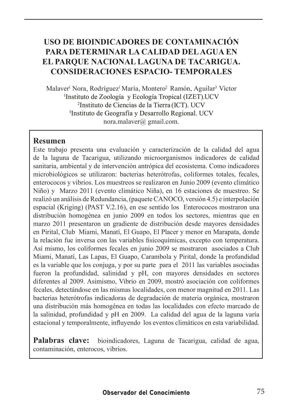 microorganismos indicadores de calidad  sanitaria, ambiental