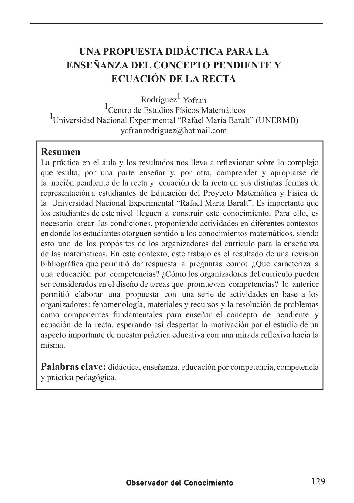 construcción del  conocimiento