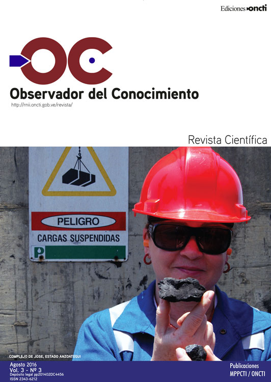 					Ver Vol. 3 Núm. 3 (2016): Observador del Conocimiento
				