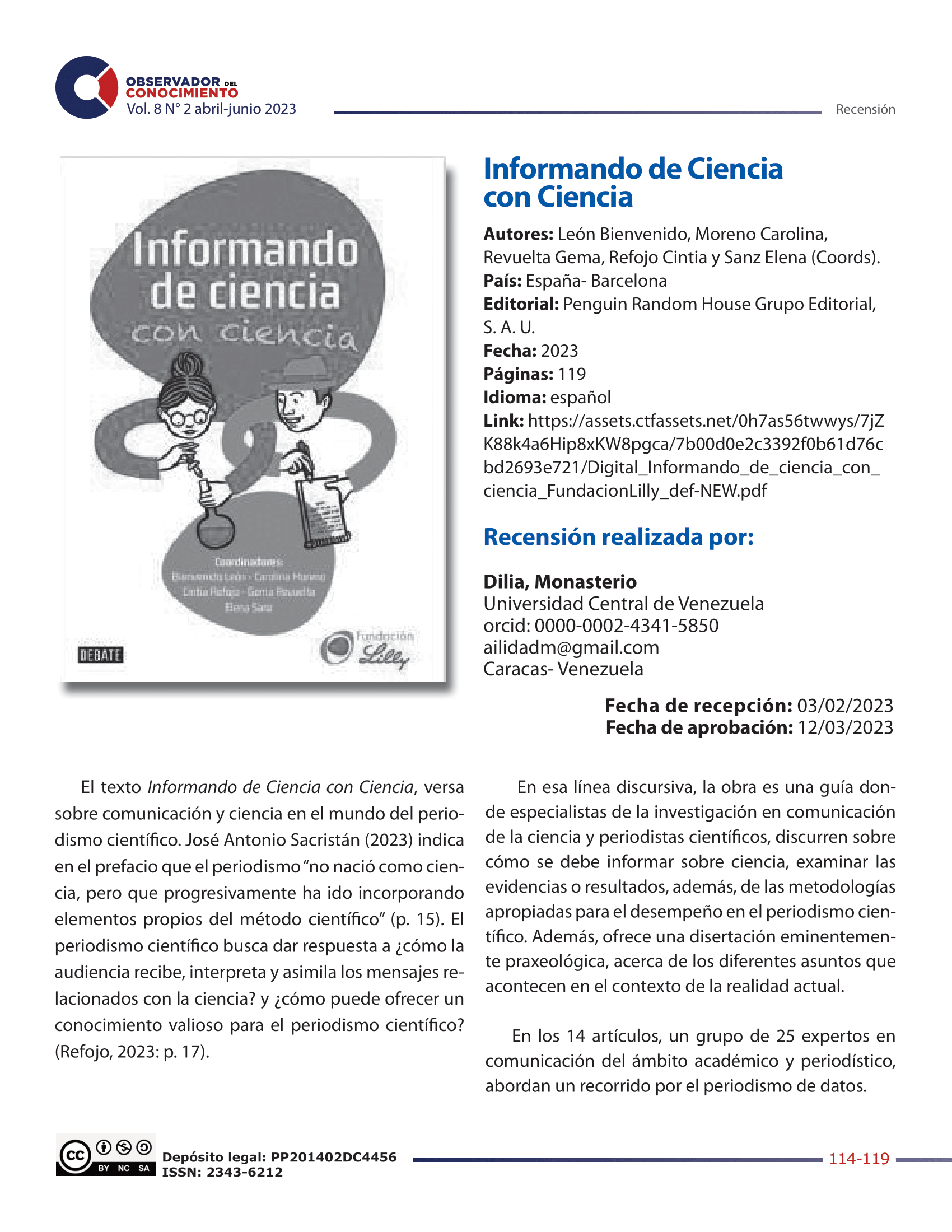 Comunicación y ciencia en el mundo del periodismo científico