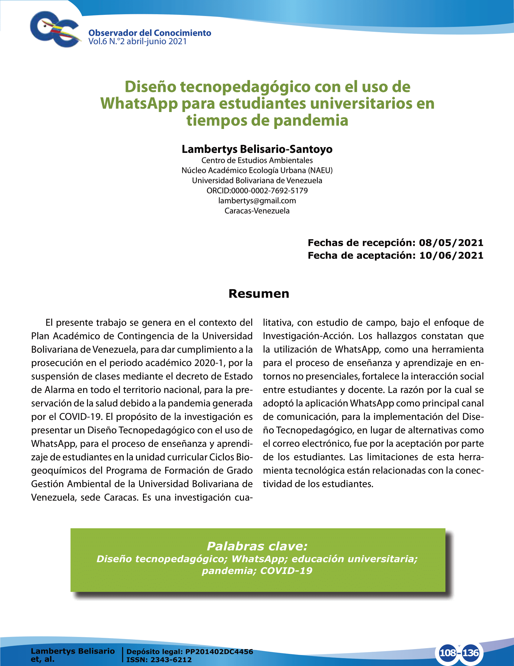 Plan Académico de Contingencia de la Universidad  Bolivariana de Venezuela