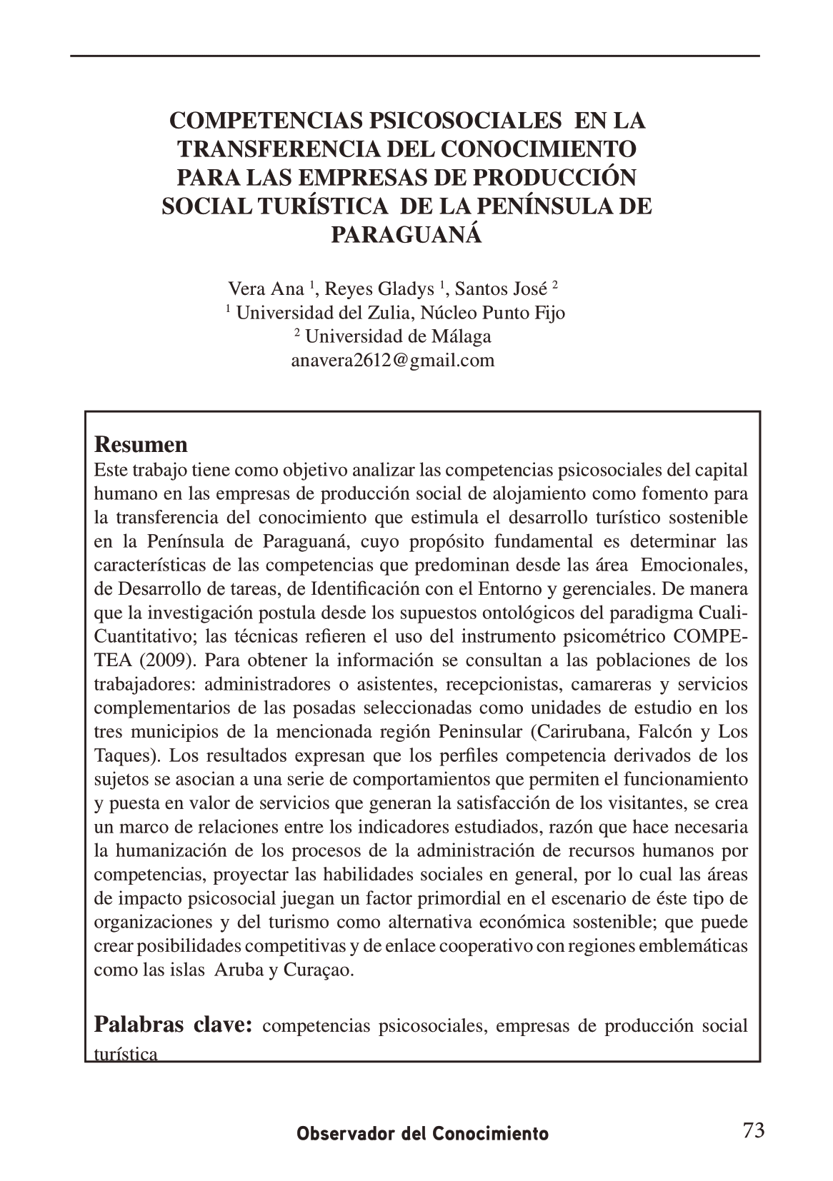 Competencias psicosociales