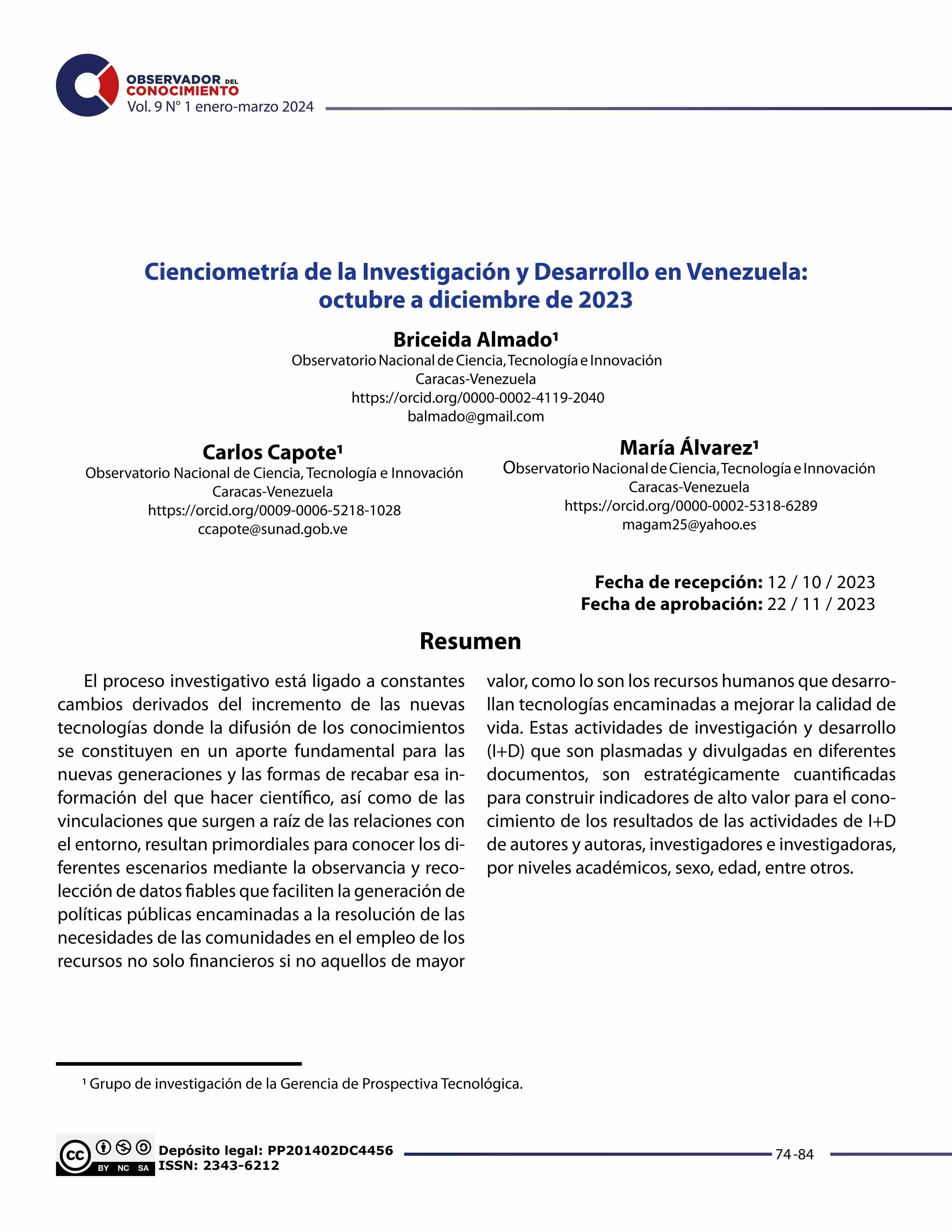 Knvestigación y desarrollo